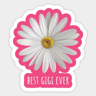 Best Gigi Ever Simple Floral Daisy Sticker